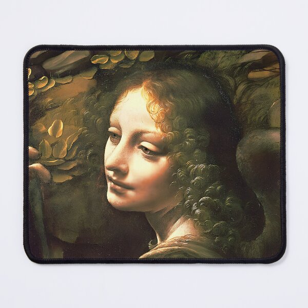 Item preview, Leonardo da Vinci - Angel from the Virgin on the Rocks designed and sold by Jon-Baran.