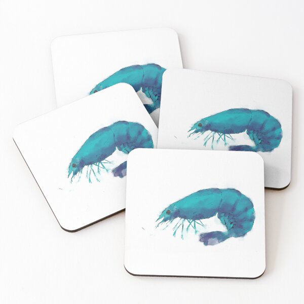 Item preview, Shrimp of Blue designed and sold by 1nkb34rd.