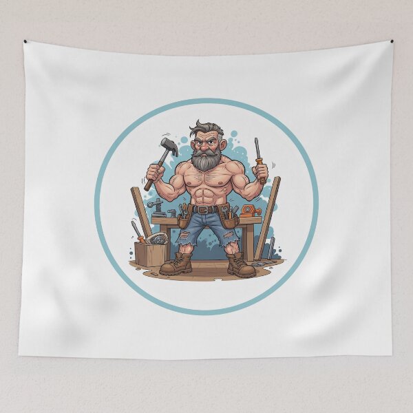 Item preview, Strong Gym Dad Handyman designed and sold by muscledaddies.