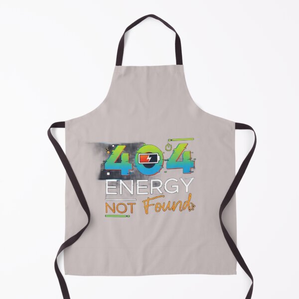 Item preview, 404 Energy Not Found – Funny Tech Error Typography Design designed and sold by BoldPrints4.