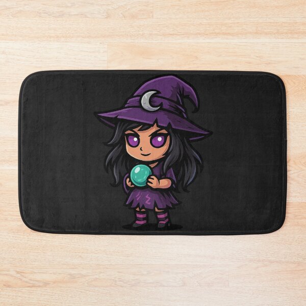 Item preview, Kawaii Chibi Witch with Magic Ball designed and sold by Ahau Designs.