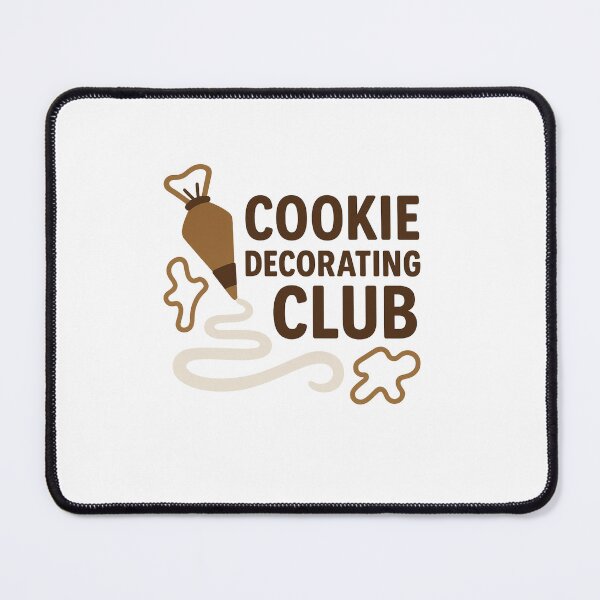 Item preview, Cookie Decorating Club – Gingerbread & Icing Swirl Baking Design designed and sold by DailyDrivesct.