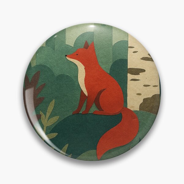 Item preview, Quiet Woodland: Layered Paper Red Fox designed and sold by BadaBingBear.