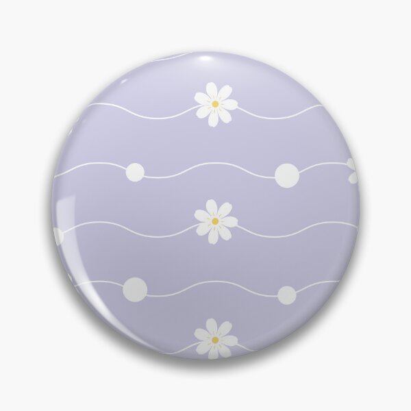 Item preview, mientras que el patrón de flores con ondas sobre fondo morado designed and sold by SmallDart Creations.