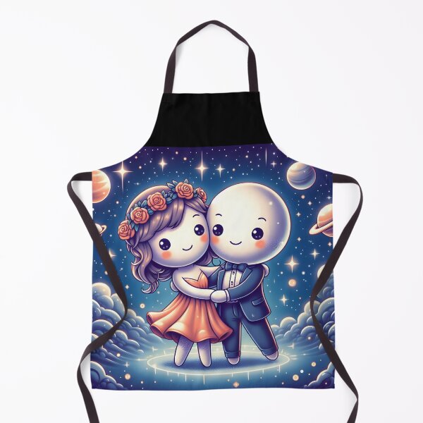 Item preview, Dancing Moonskin Pair – Cartoon Galaxy Romance designed and sold by EmeraldeaArt.