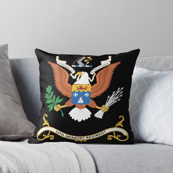 Item preview, Army - Regimental Colors - 12th Infantry Regiment  - Having Been Led By Love Of Country X 300 designed and sold by Military Insignia Products.