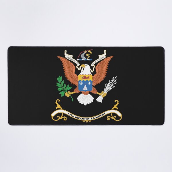 Item preview, Army - Regimental Colors - 12th Infantry Regiment  - Having Been Led By Love Of Country X 300 designed and sold by Military Insignia Products.