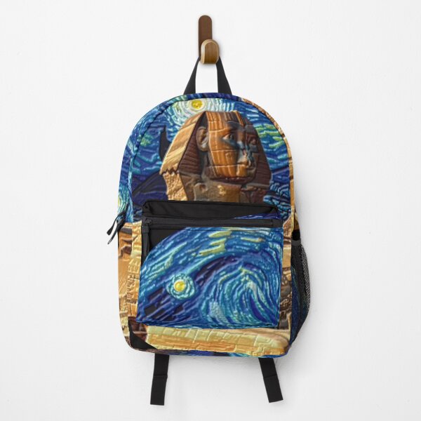 Item preview, sphinx starry night colorful abstract egyptian design designed and sold by SmashingDeals.