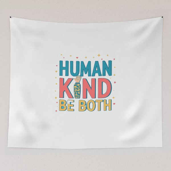 Item preview, Human Kind Be Both T-Shirt | Kindness and Compassion Inspirational Tee, Funny Shirt, Valentine Shirt gift, Valentine Day Cut File designed and sold by GAIDREDA.
