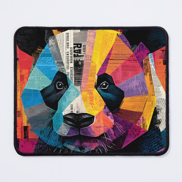 Item preview, Act Now for the Pandas - Bold Geometric Portrait for Wildlife Protection designed and sold by OlfactoART Studio.
