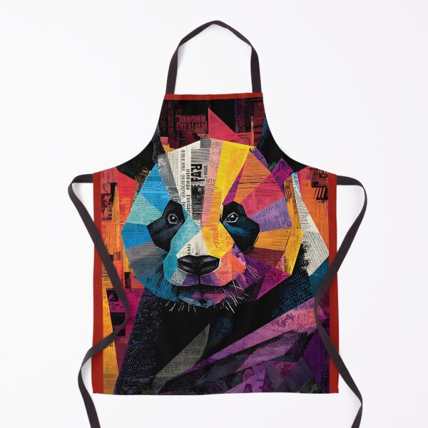 Item preview, Act Now for the Pandas - Bold Geometric Portrait for Wildlife Protection designed and sold by OlfactoART Studio.
