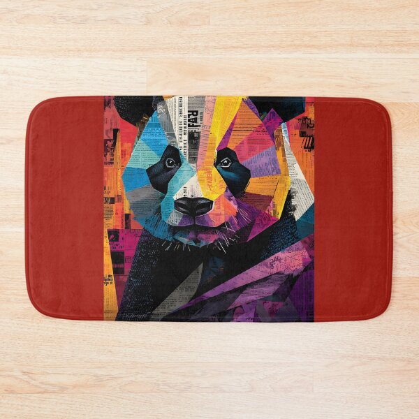 Item preview, Act Now for the Pandas - Bold Geometric Portrait for Wildlife Protection designed and sold by OlfactoART Studio.