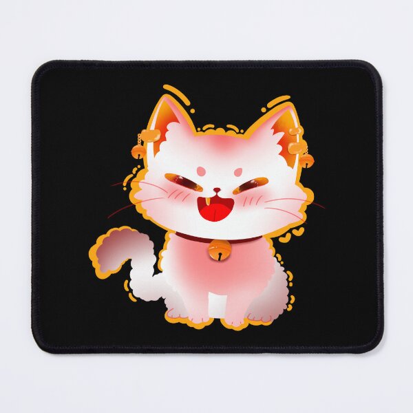 Item preview, Cheerful Kitty Sticker designed and sold by Lil’ Ember Eyes.