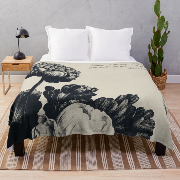 Item preview, Earth's Silent Melody: Flowers in Monochrome designed and sold by Drawings Project.