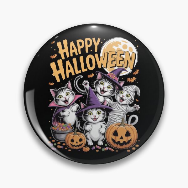 Item preview, Halloween Cat-astrophe – Funny Cats in Costumes designed and sold by KrissGraphShop.