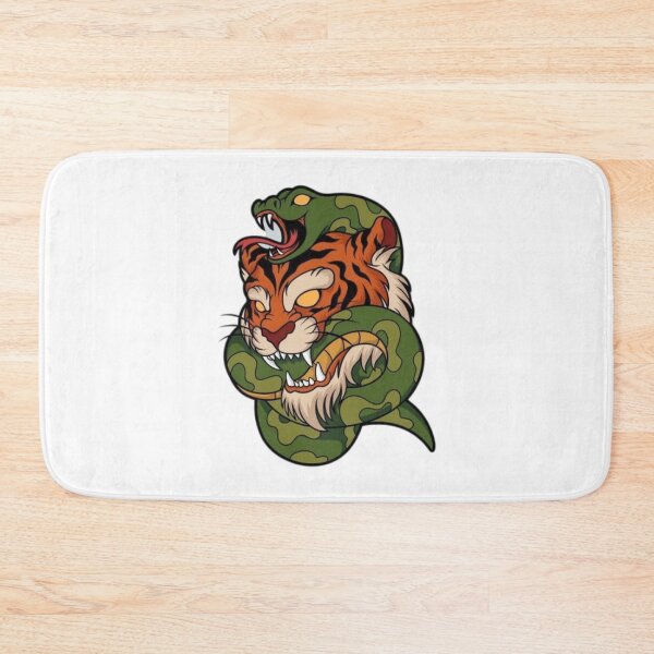 Item preview, Tiger vs Snake Wild Animal Battle Artwork designed and sold by kiamiontie.