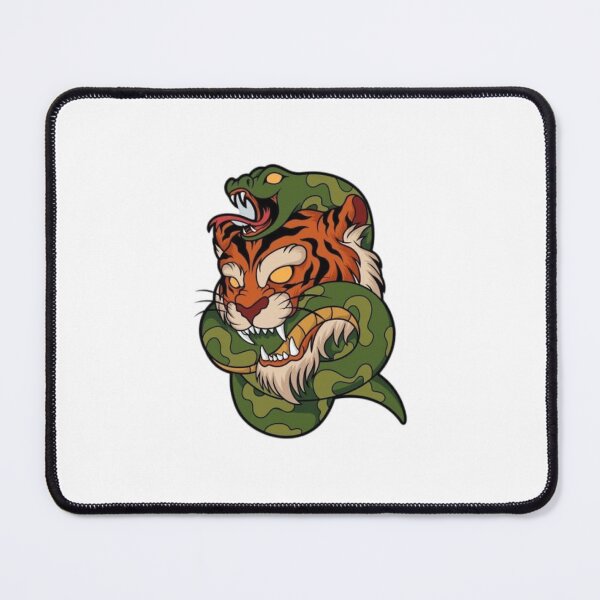 Item preview, Tiger vs Snake Wild Animal Battle Artwork designed and sold by kiamiontie.