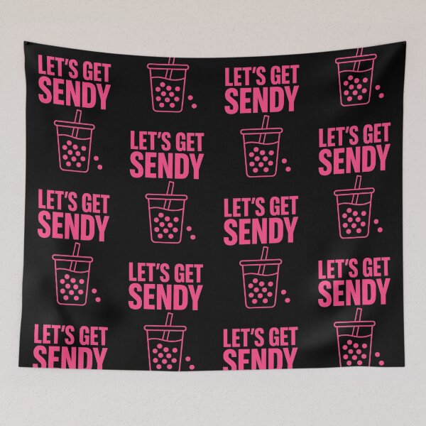 Item preview, Let's Get Sendy Bubble Tea designed and sold by Raluk.