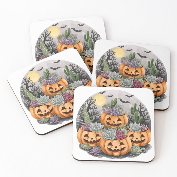 Item preview, Succulent Pumpkin Planters, Halloween Decor designed and sold by Moodune.