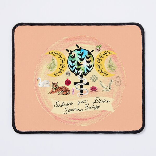 Item preview, Embrace Your Divine Feminine Energy | Sacred Feminine Watercolor Print designed and sold by Parasocialite.