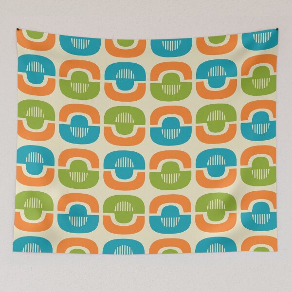 Item preview, Mid Century Modern Geometric Abstract Pattern designed and sold by tonymagnerart.