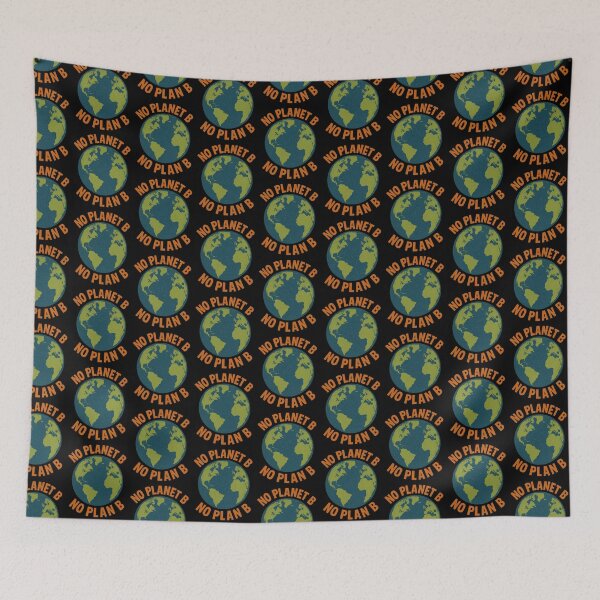 Item preview, No Planet B No Plan B – Retro Earth Environmental Design designed and sold by EuropeanPrints.