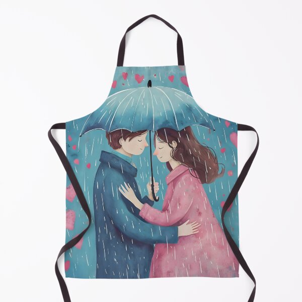 Item preview, Love in the Rain – Romantic Umbrella Couple designed and sold by Lureon.