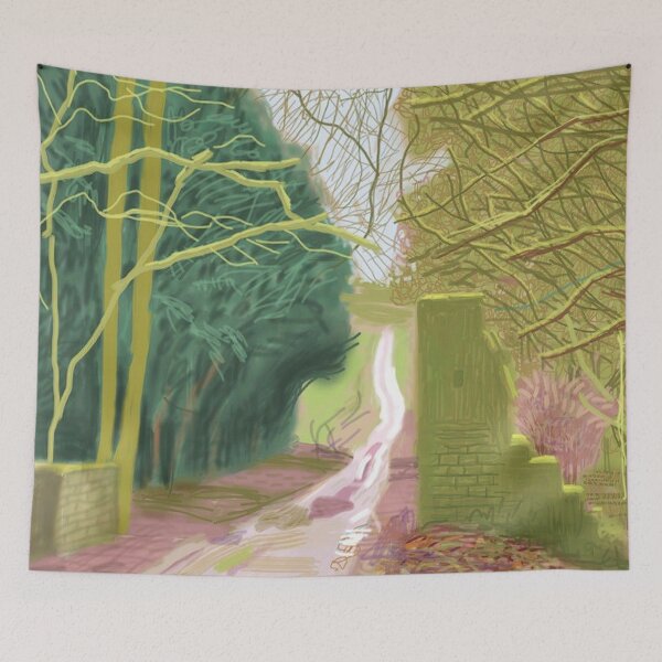 Item preview, The Arrival Of Spring In Woldgate East Yorkshire 29th January 2011 by David Hockney designed and sold by FEUVSD.