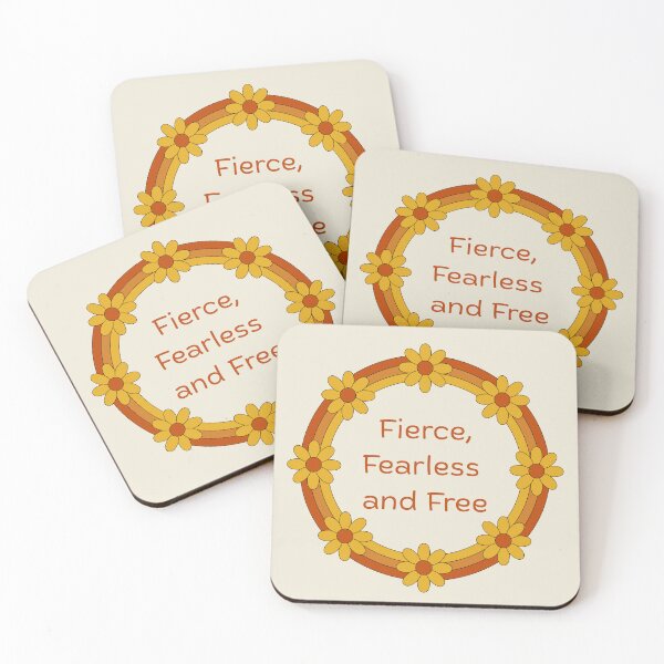 Item preview, Fierce, Fearless and Free t-shirt designed and sold by Thoughts into Threads.