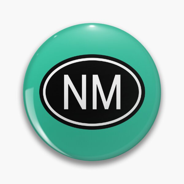 Item preview, NM Initials Monogram Oval White Letters designed and sold by Jeallan Designs.