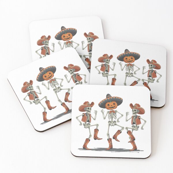 Item preview, Cowboy Skeleton Dancing With Pumpkin designed and sold by 0606PM.