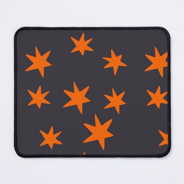 Item preview, Minimalist Starry Night: Cosmic Pattern in Blue and Orange designed and sold by AcuarelasCA.