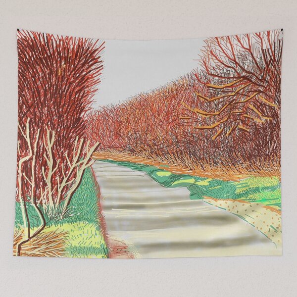 Item preview, The Arrival Of Spring In Woldgate East Yorkshire 21st March 2011 by David Hockney designed and sold by FEUVSD.