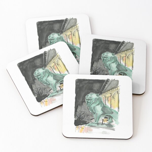 Item preview, Chicago Art Institute Lion Watercolor designed and sold by Suburbansketcher.