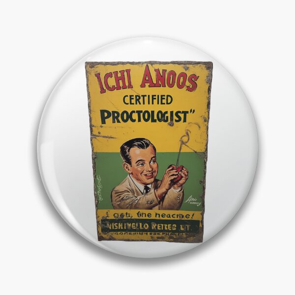 Item preview, Ichi Anoos Proctologist Spoof Tin Sign designed and sold by IanBakerToons.