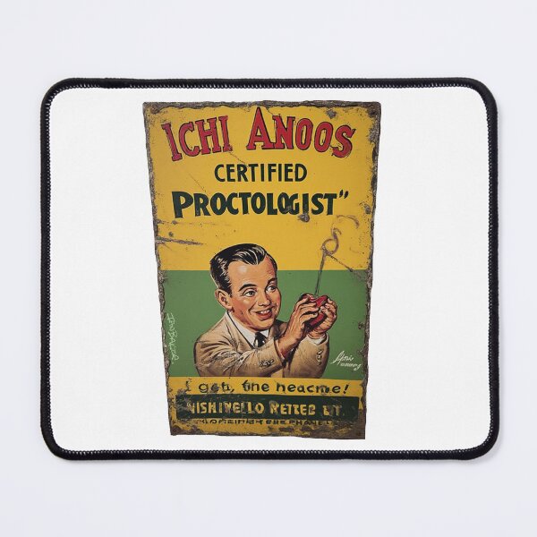Item preview, Ichi Anoos Proctologist Spoof Tin Sign designed and sold by IanBakerToons.