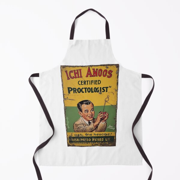 Item preview, Ichi Anoos Proctologist Spoof Tin Sign designed and sold by IanBakerToons.