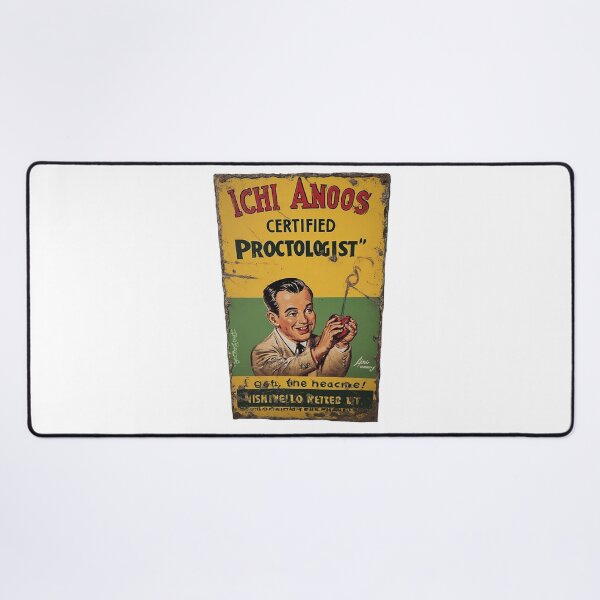 Item preview, Ichi Anoos Proctologist Spoof Tin Sign designed and sold by IanBakerToons.