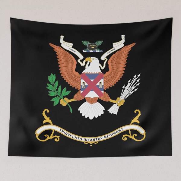 Item preview, Army - Regimental Colors - 13th Infantry Regiment - FORTY ROUNDS X 300 designed and sold by Military Insignia Products.