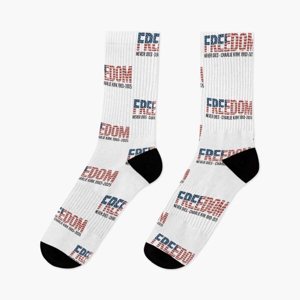 Item preview, Freedom Never Dies Charlie Kirk designed and sold by Roy & Tiffany.