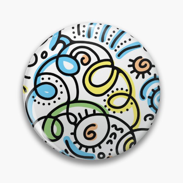 Item preview, weather Abstraction Doodle Composition  designed and sold by alina-k-design.