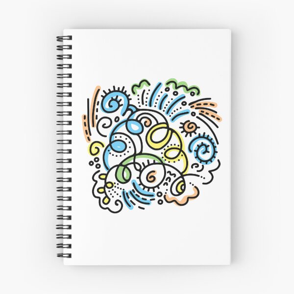Item preview, weather Abstraction Doodle Composition  designed and sold by alina-k-design.