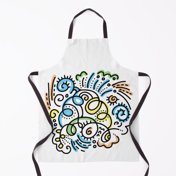 Item preview, weather Abstraction Doodle Composition designed and sold by alina-k-design.