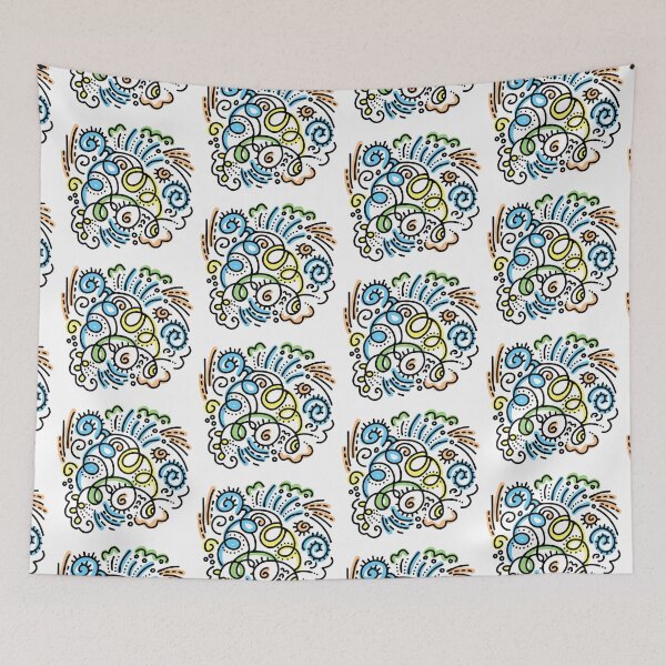Item preview, weather Abstraction Doodle Composition  designed and sold by alina-k-design.