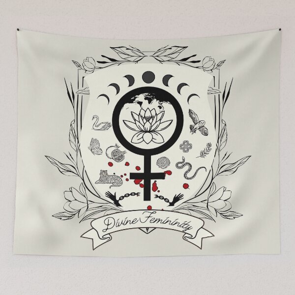 Item preview, Divine Femininity Crest | Sacred Power Crest for All designed and sold by Parasocialite.