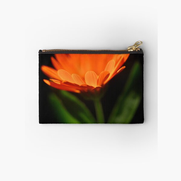 Item preview, Orange flower on black background designed and sold by olena2552.