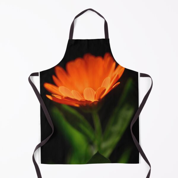Item preview, Orange flower on black background designed and sold by olena2552.