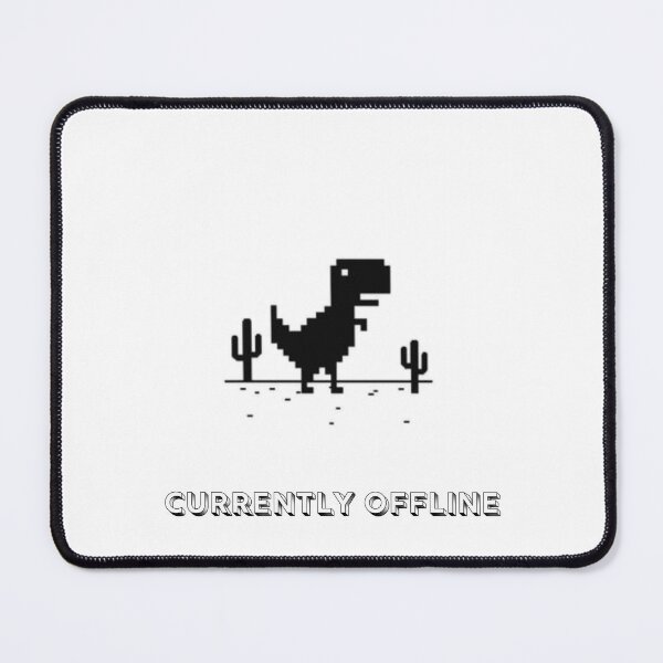 Item preview, Currently Offline Dinosaur – Funny Chrome Dino Design designed and sold by Ruchixa.