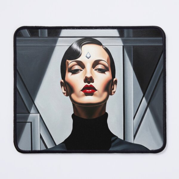 Item preview, The Black Turtleneck - Original Art Deco Artwork designed and sold by elektronen.