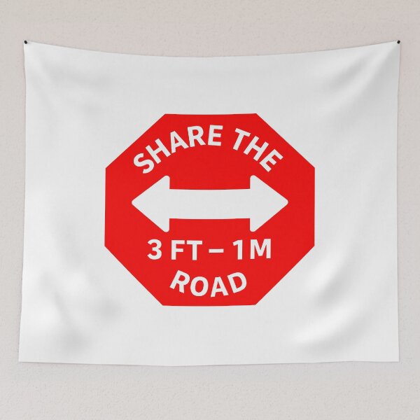 Item preview, Share the Road Sign Design designed and sold by BROHLine Studio.